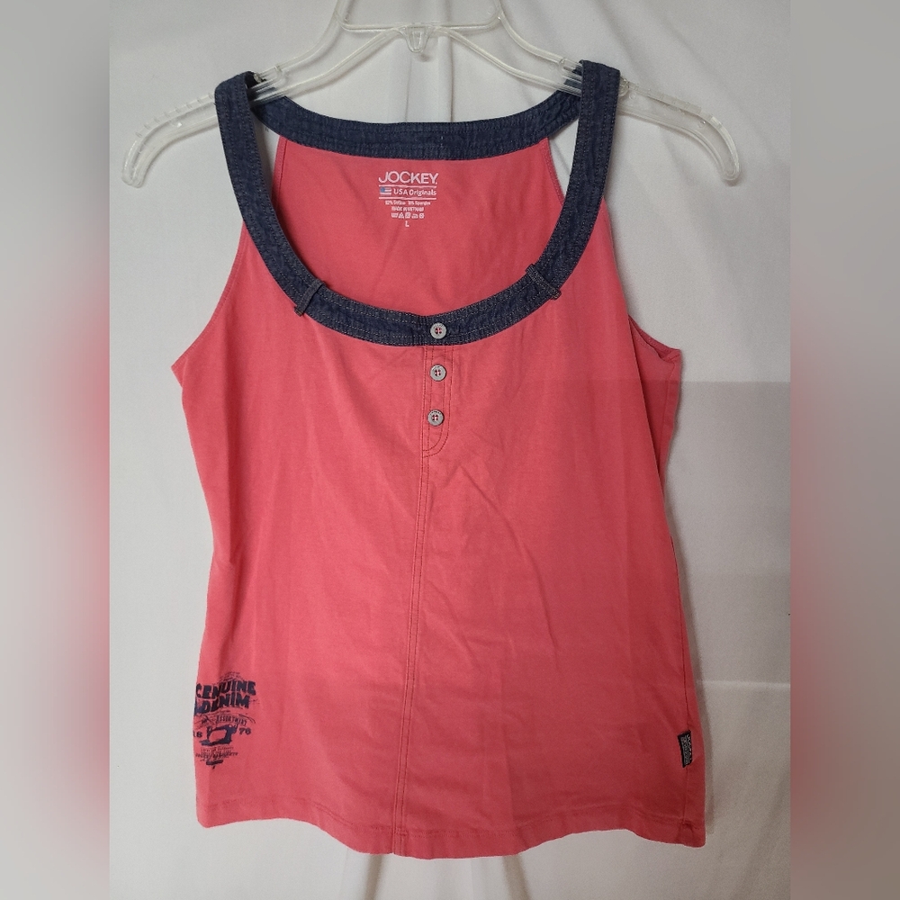 Jockey Kids Pink Sleeveless Top